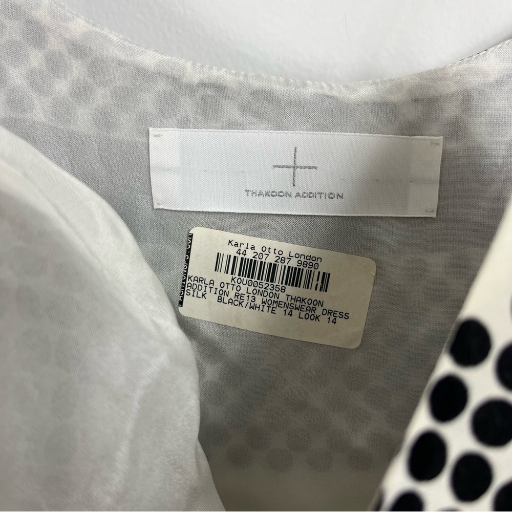 Thakoon Addition Patterned Dot Spaghetti Strap Si… - image 7